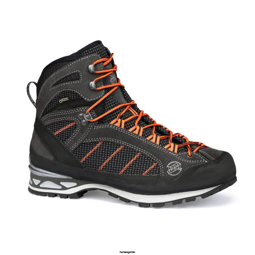 Hanwag makra combi gtx hombres asfalto/naranja 8FZN10 - Hanwag Zapatería