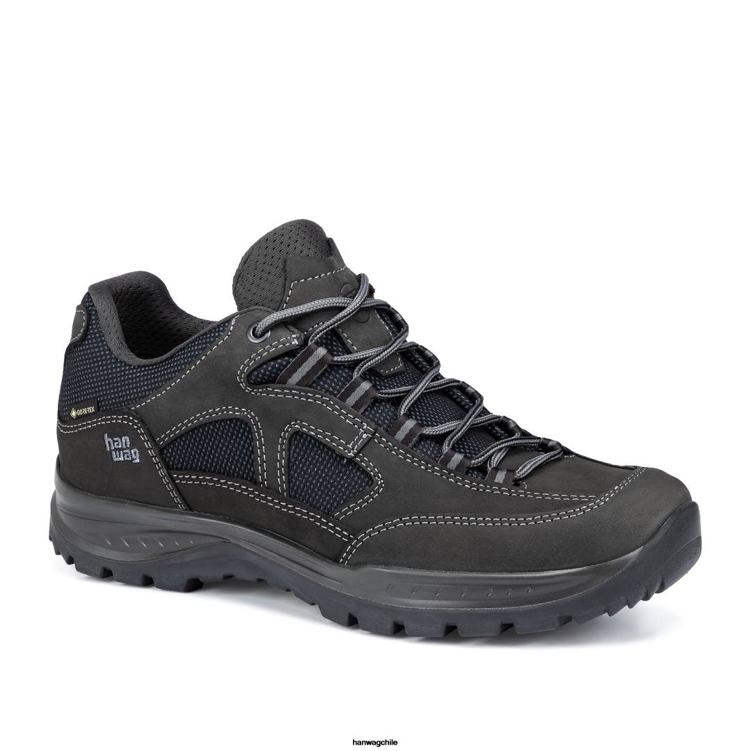 Hanwag gritstone ii gtx hombres asfalto/negro 8FZN101 - Hanwag Shoes